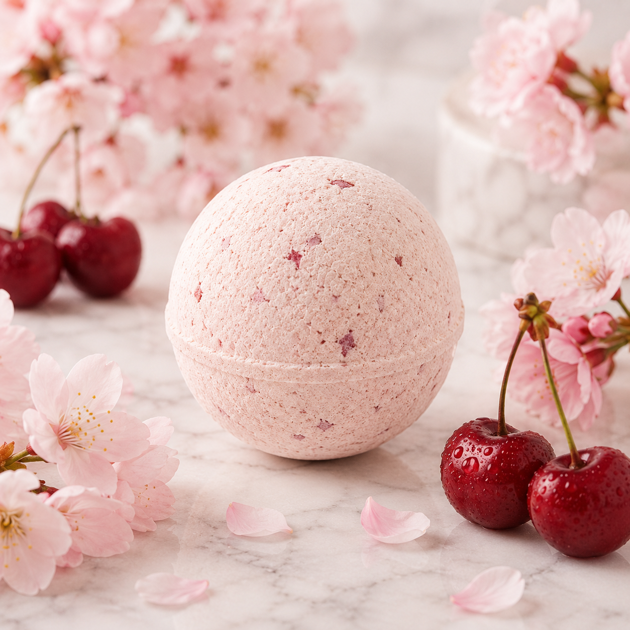 Cherry Silk Soufflé Bath Bomb