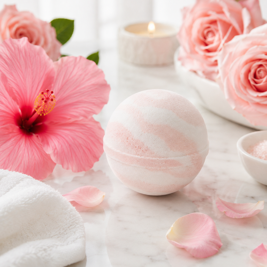 Geranium Rose & Hibiscus Bath Bomb
