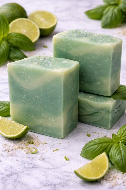 Lime, Basil & Mandarin Soap